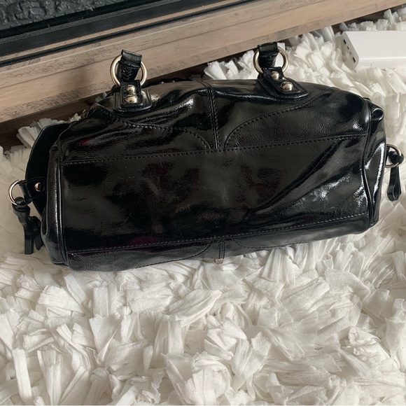 Francesco Biasia Handbag Patent Cowhide Leather - Picture 5 of 9